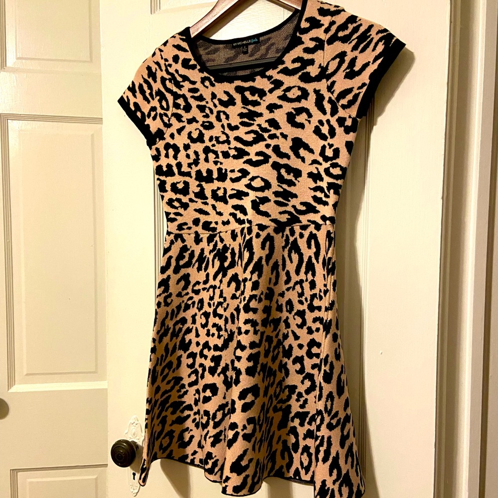 Girls, Large Animal Print Dress